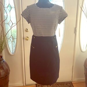Shelby & Palmer navy and white dress